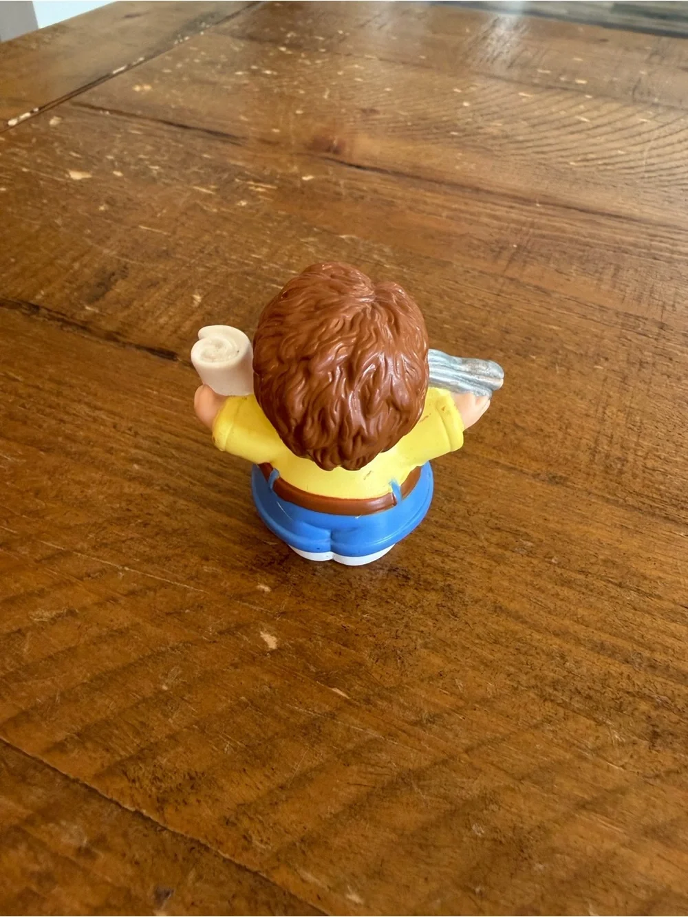 Fisher Price Little People dad with newspaper as is